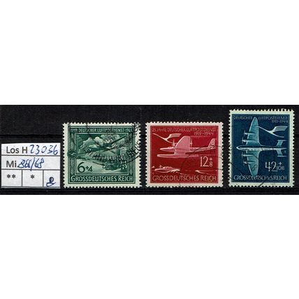 Los H23036: Deutsches Reich Mi. 866/88, gest.