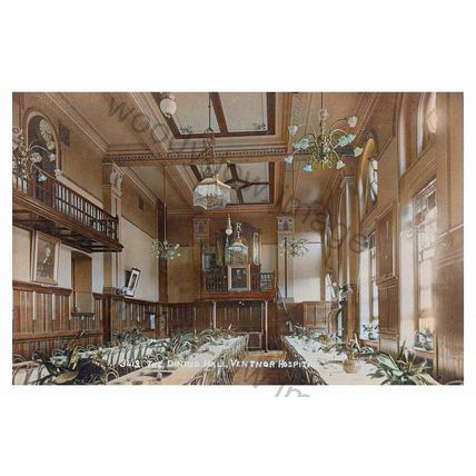 IWC0310 - Dining Hall of Ventnor Hospital , Isle of Wight - print 6x4