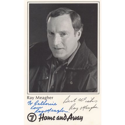 Ray Meagher Home & Away 7x5 Hand Signed Photo