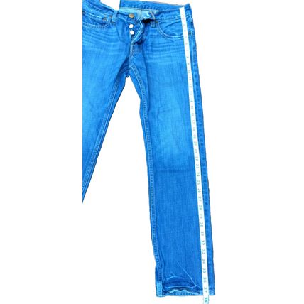 Hollister Mens Jeans 28x30 Palm Canyon Skinny Low Rise Button Fly Medium Wash