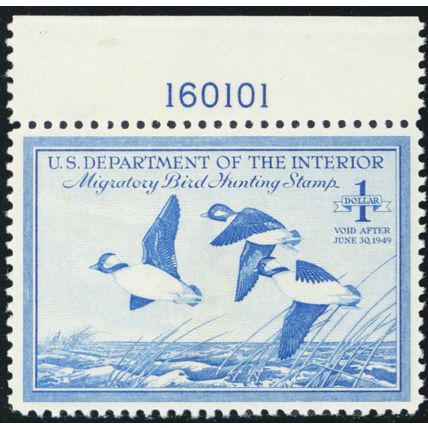 RW15, Mint NH XF $1 Duck Stamp - PSE Graded 90 * Stuart Katz
