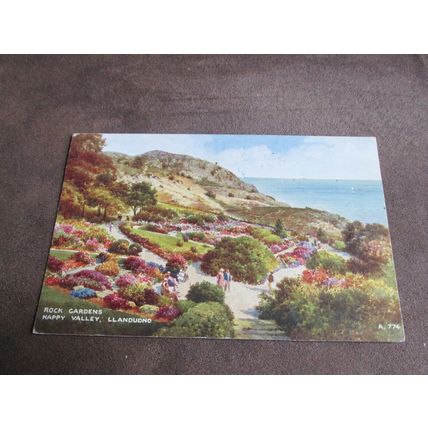 Valentines Art Postcard - Happy Valley Llandudno - Artist Brain Gerald A774