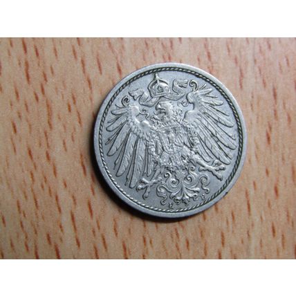 1912e 10 Pfennig Germany Empire Coin