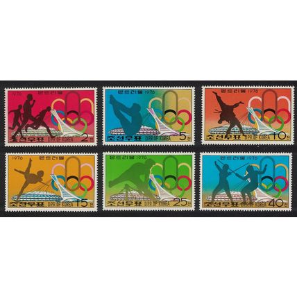 Korea Olympic Games Montreal 6v 1976 MNH SG#N1530-N1535