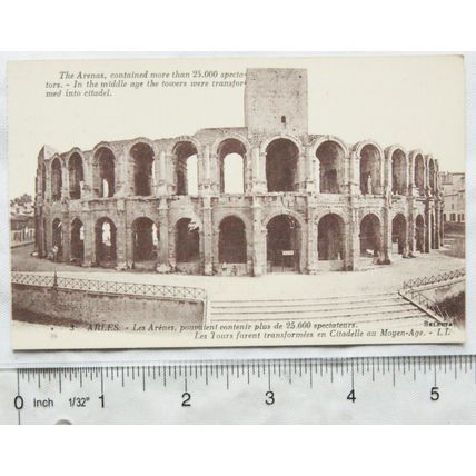 vintage postcard Arles - The Arenas