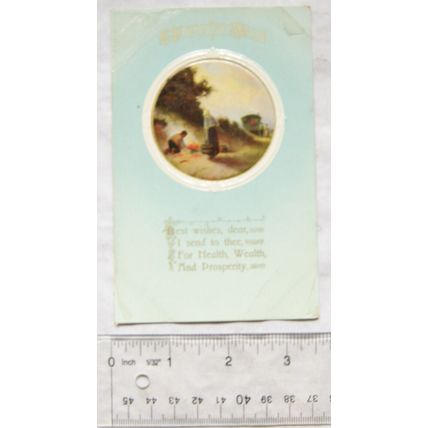 1909 postcard A Birthday Wish