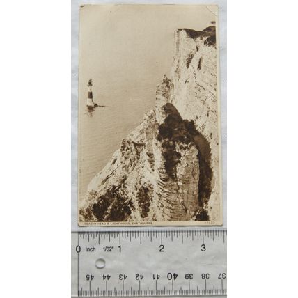 vintage postcard Beachy Head & Lighthouse, Eastbourne