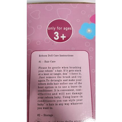 Littler's Love Baby Doll 16" Cute Realistic Silicone Sleeping Doll