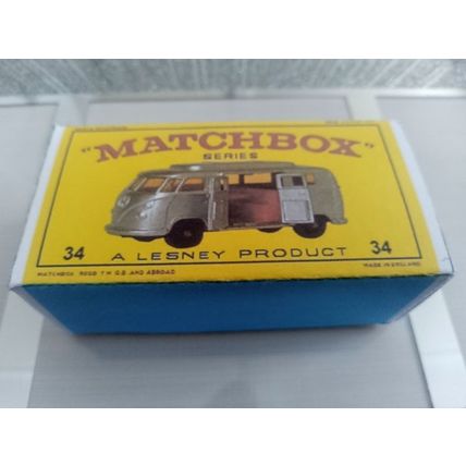 Matchbox - No34 Formula 1 Racing car Replica Reproduction Box