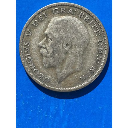 GB 1930 SILVER HALFCROWN COIN KING GEORGE V. IN GOOD FINE -VERY FINE GRADE.