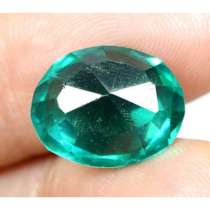 8.95 Ct Colombian Natural Green Emerald Oval Cut Loose Gemstone