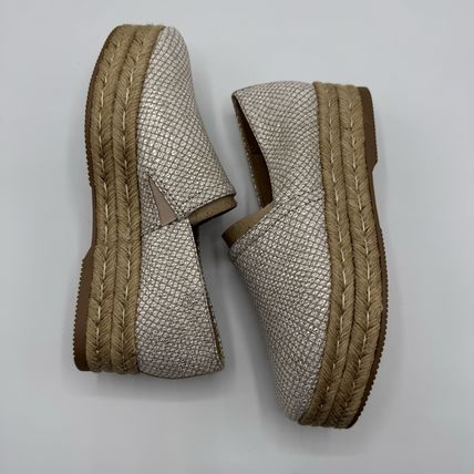 Naturalizer Thea 3.0 Cream Snake Flats 6M New Women’s Espadrille