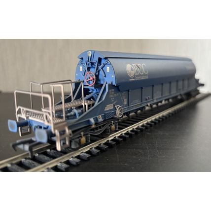 Kernow Models Rake of 3 SB002N/O/P JIA China Clay Wagons ECC Int Blue Weathered