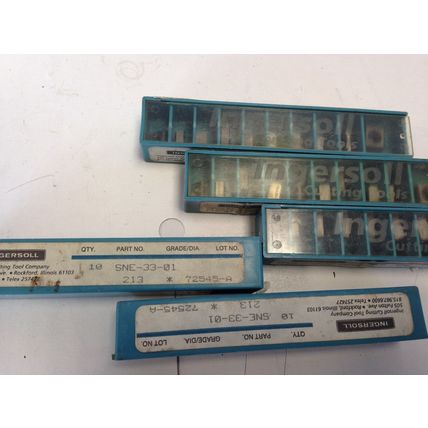 NEW LOT 50 INGERSOLL SNE-33-01,213 CARBIDE INSERTS, GRADE: 213 204.02.000.20,SB