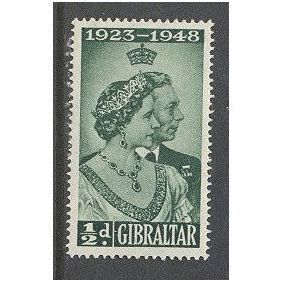 SG134 1/2d Green.Mounted Mint.StampexAut13