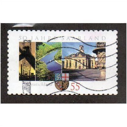 GER 2007 €0.55 (S/A) 'SAARLAND' FINE USED (EBID30-512)