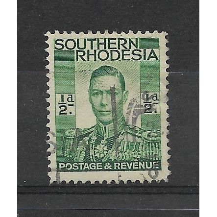 SouthernRhodesia.SG40 1/2d King George VI (Green).Fine Used.Nov18