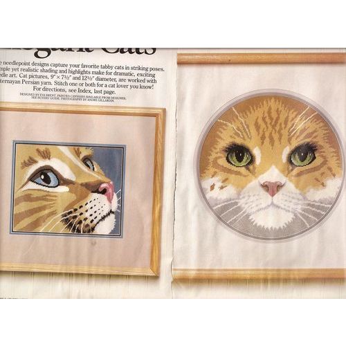 Needlepoint Pattern Elegant Cats