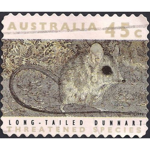 AUSTRALIA, MAMMALS, Long-tailed Dunnart, brown 1992, 45c