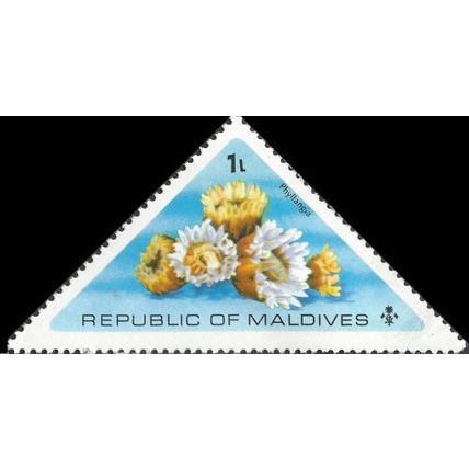 MALDIVES, MOLLUSC, Phyllangia, blue 1973, 1L