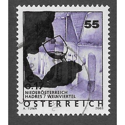 AUT 2005 55c on 17c ' TOURISM' FINE USED (EBID73-224)