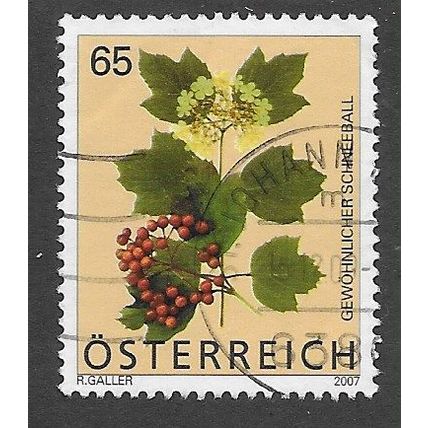 AUT 2007 65c 'FLORA DEFINITIVES ' FINE USED (EBID73-292)