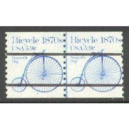 1901a 5.9c Bicycle Fine MNH Dry Gum CNP Left 3 V0617