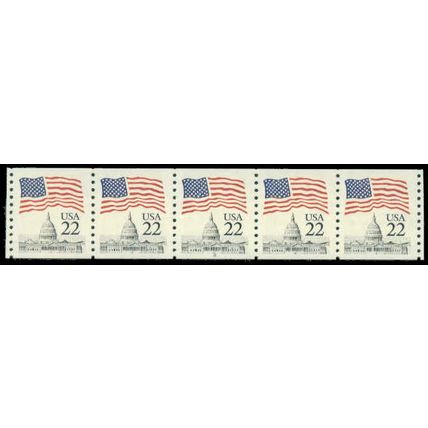 2115a 22c U.S. Flag Very Fine MNH PNC 8/5 P0605