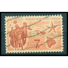 Used C55 7c Hawaii Statehood Fine WA0626