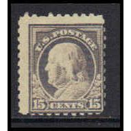 437/475? 15c Benjamin Franklin Average MMH K4472