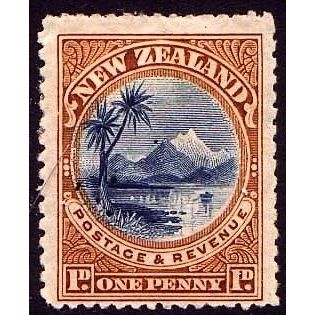 New Zealand, 1898 1d Lake Taupo, SG 247 (Scott #71), mint hinged