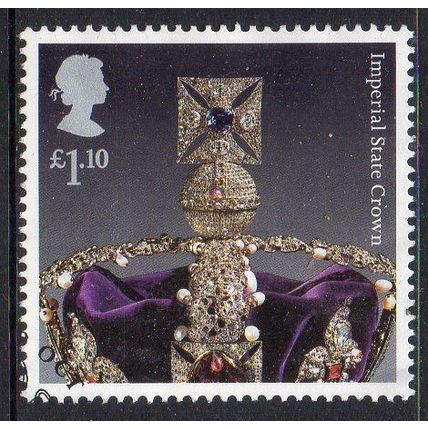 GB 2011 The Crown Jewels - Imperial State Crown £1.10 ex FDC