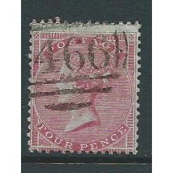 sg66b 4d rose thick glazed paper sg 66b very fine for these fu cv£375 rare