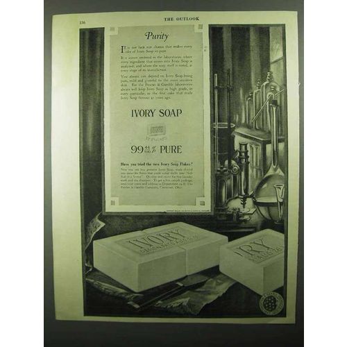 1920 Ivory Soap Ad - Purity