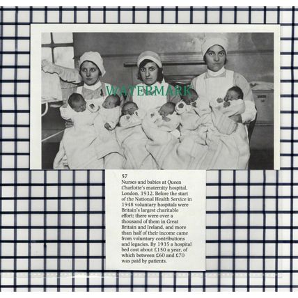 (7593) Queen Charlotte's Maternity Hospital London Nurses - 1980s Cutting