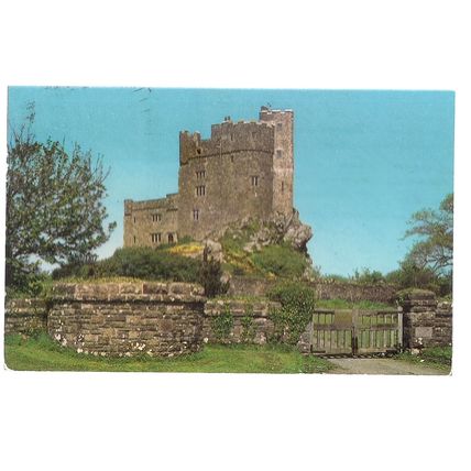 ROCH CASTLE, nr. NEWGATE, HAVERFORDWEST, PEMBROKESHIRE used postcard 1973 pm =
