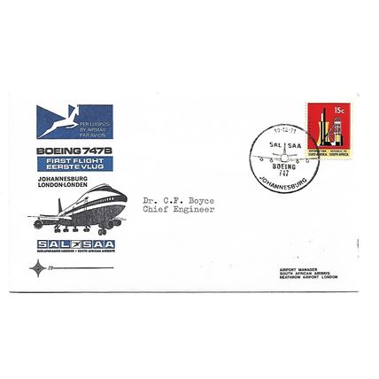 SouthAfrica.SG295 15c Industry.Commemorative Cover.Dec20