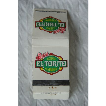Matchbook Cover El Torito Restaurant