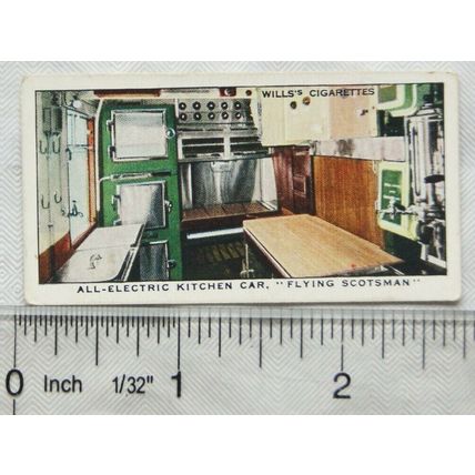 1938 Wills Railway Equipment 31 All-electric kitchen car, Flying Scotsman, LNWR