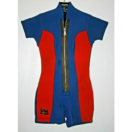 Body Skins by Sea Quest Short Women's Wetsuit Blue & Orange