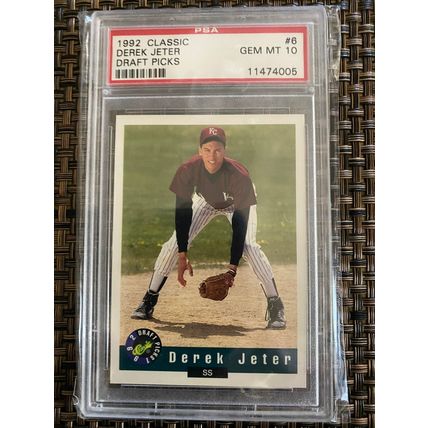 1992 DEREK JETER CLASSIC DRAFT PICKS PAS 10