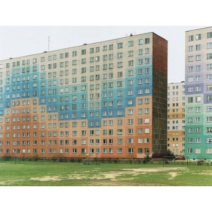 Rzeszow Poland Giant House Block Of Flats Polish Photo Award Postcard