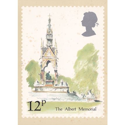London Albert Memorial PHQ Postcard