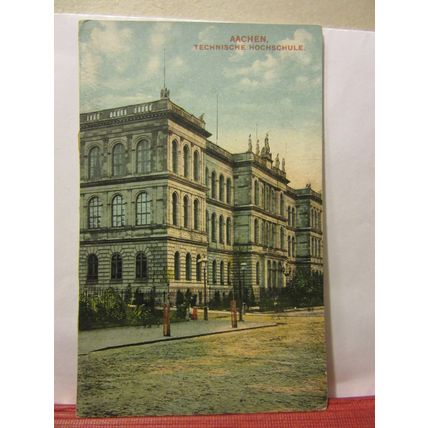 TECHNISCHE HOCHSCHULE, AACHEN,, GERMANY unused antique postcard /
