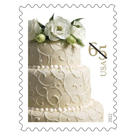 Wedding Cake Sheet of 20 U.S. Postage 65 Cent Stamps Scott 4602