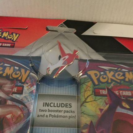 New Pokemon 2 Booster Blister Pack + Red Lugia Pin