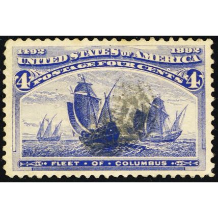 233, Used 4¢ VF/XF Well Centered Stamp - Stuart Katz
