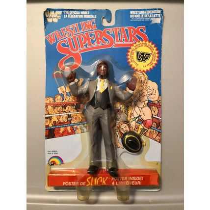 wwf ljn hasbro wrestling superstars manager slick wrestling figure.