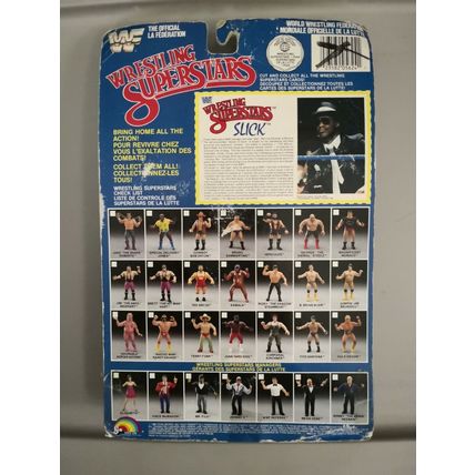 wwf ljn hasbro wrestling superstars manager slick wrestling figure.