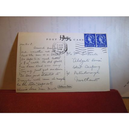 WEST CLIFF, ZIG-ZAG PATH, BOURNEMOUTH, Dorset used postcard by Jarrold 1959 pm =